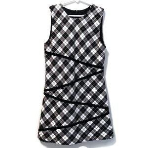 Childrens Place Black/White/Red Plaid Dress
